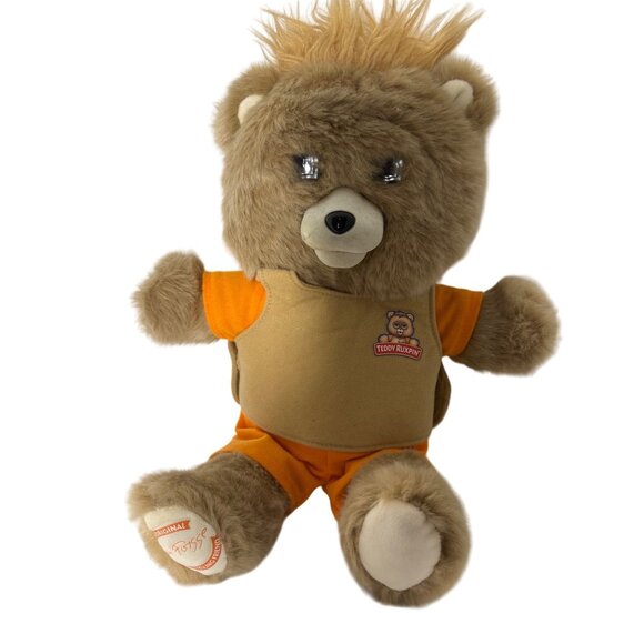Vintage Teddy Ruxpin Interactive Plush Bear 2017 Alchemy  Tan & Orange works - Picture 1 of 7
